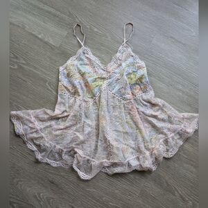 Victoria's Secret XS Floral Babydoll Lingerie Nighty